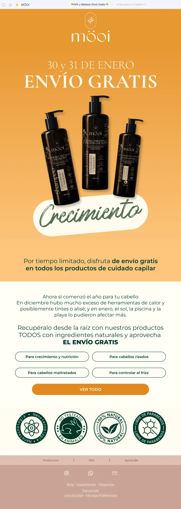 Em [Lanzamiento Envío Gratis]