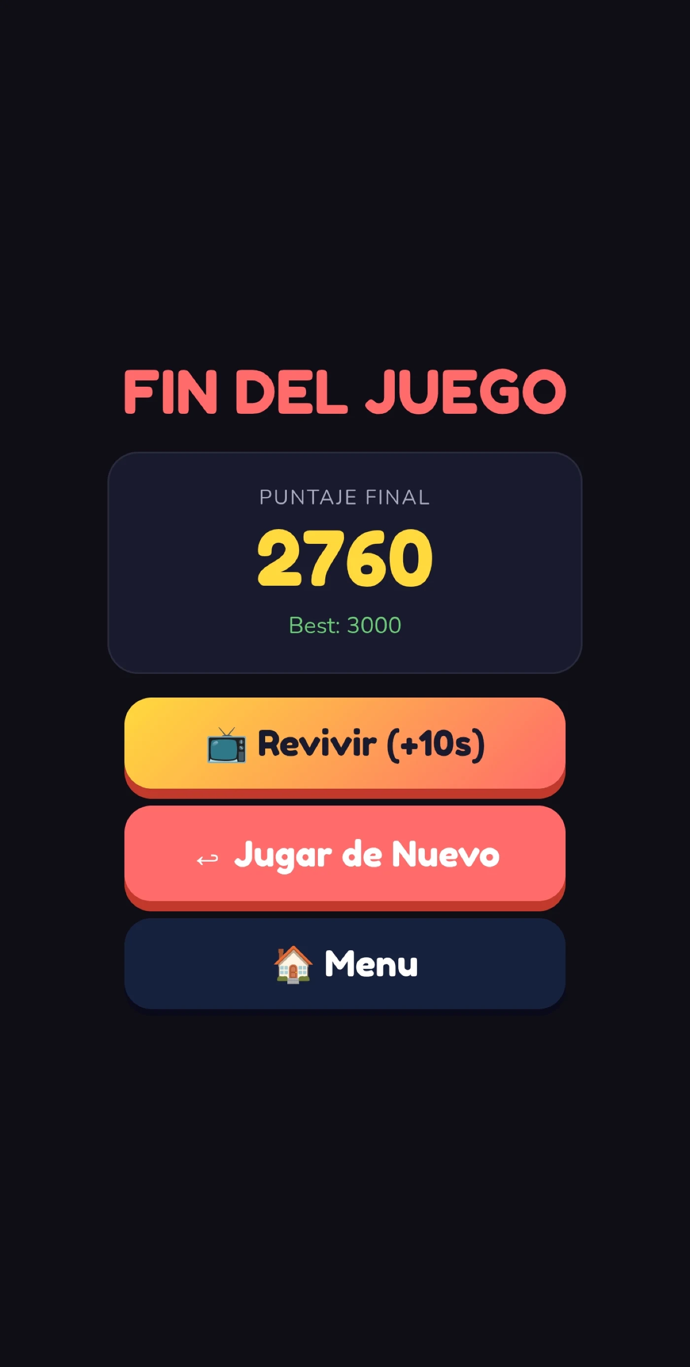 Game over