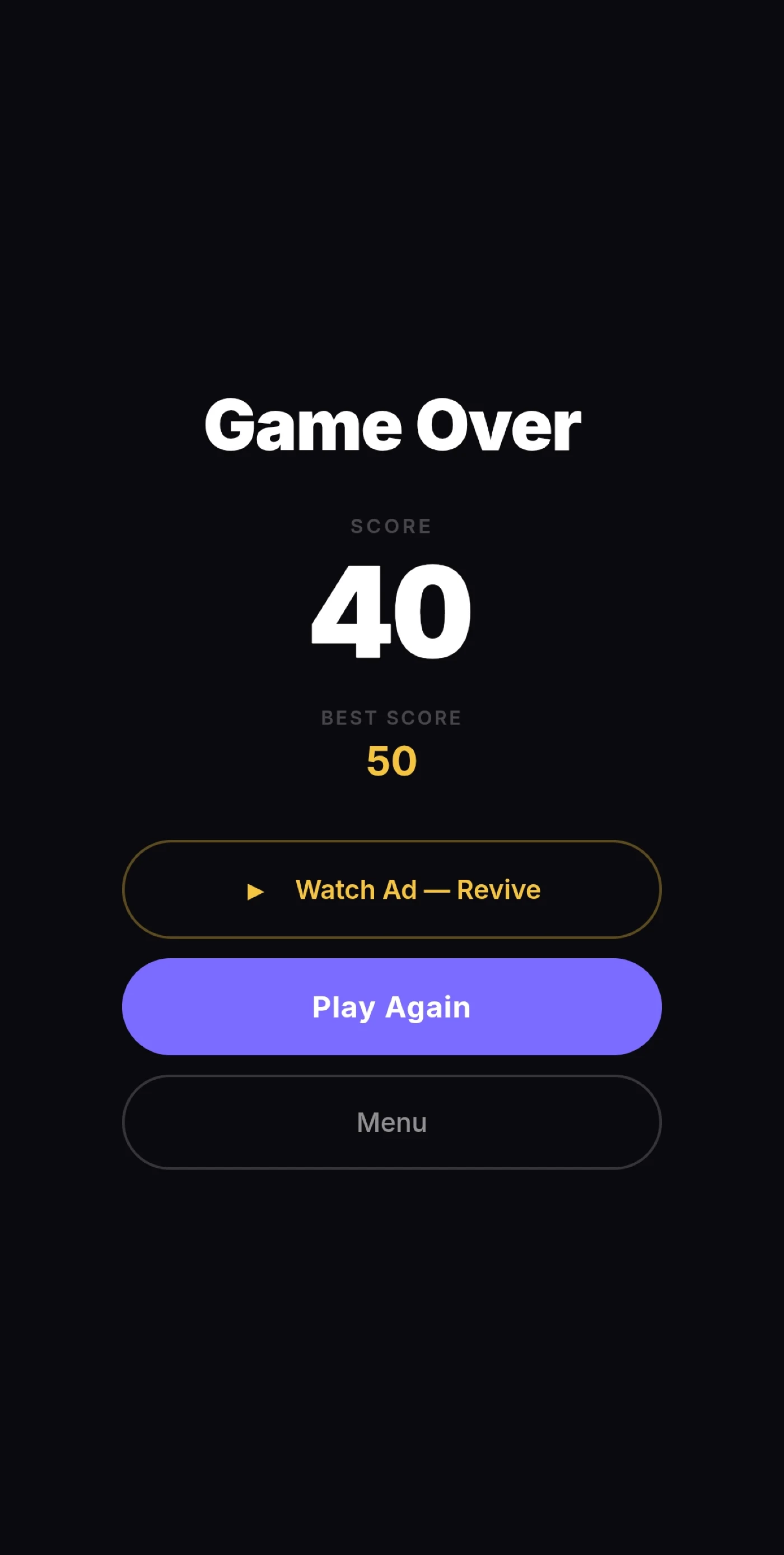 Game over